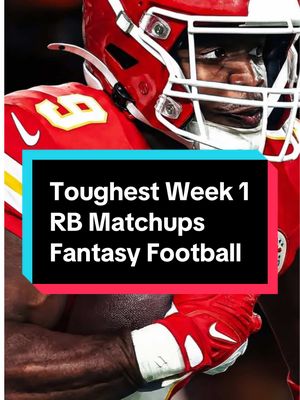 The toughest week 1 running back matchups in fantasy football #fantasyfootball #fantasyfootballtips #fantasyfootballdraft 