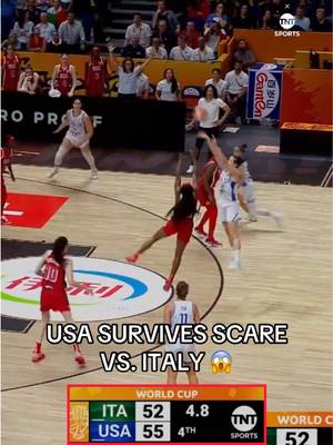USA GETS THE STOP FTW. 🔒🔥 Live Games on TNT, TruTV & HBO MAX 📺 #FIBAWWC #usa #italy #basketball 