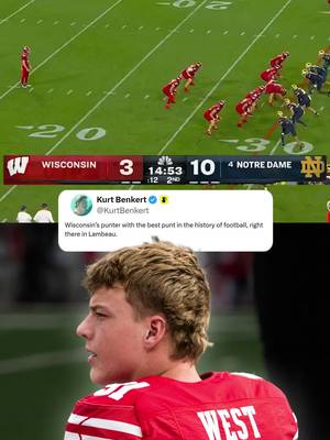 Is this the best punt EVER? 🤯🤯 #CollegeFootball #fyp #cfb #punter #live