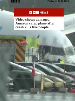 An Amazon Air cargo plane overshot the runway while attempting to land at Miami International Airport, killing five people and seriously injuring five more. #Miami #Amazon #Florida #BBCNews