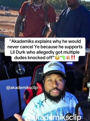 Ak says he already forgave Kanye and compares him to lil durk which is way worse allegedly having multiple ppl knocked off😳‼️#lildurk #ye #kanyewest #fyp #akademiks 