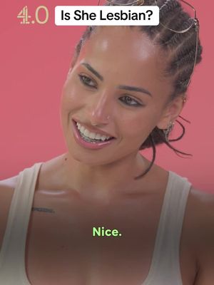 The piercings and tattoos convinced them 🤔 watch the full vid on our YT! @zezemillzofficial @NOT Amber Rose #FindTheLesbian 