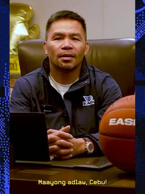 Cebu, Manny Pacquiao wants to see YOU at the SM Seaside Cebu Arena on October 3, 2026. 👀 Get your tickets NOW: https://www.easl.basketball/tipoff2026-tickets 🎟️ #EASL #NextLevel