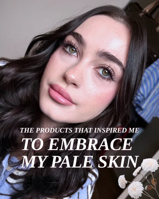 For years I did everything to look less pale, the wrong "warming" foundations, the bronzer, the fake tan. I thought pale was something to fix. These are the products that finally made me stop fighting my skin and actually love it! the cool-toned pinks, the fair enough shades, the glow that made me look lit-from-within instead of washed out. If you've ever felt like makeup wasn't made for pale girls… save this. It gets so much better once you work with your skin instead of against it. 🤍🥹🫶🏻 #palegirlmakeup #cooltonedmakeup #paleskinmakeup #paleskin #fairskin 