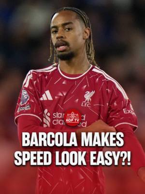 Barcola BREAKS the Premier League speed record without even looking fast! 💨 #HotKopics #TheKopTV #LiverpoolFC