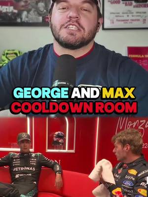 George 🤝 Max⁉️ #f1 #monza #maxverstappen #georgerussell #kimiantonelli 