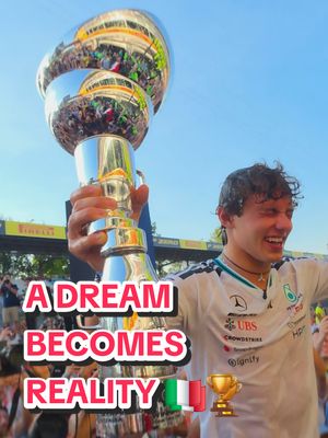 A dream came true for Kimi yesterday 🤩🙌 #KimiAntonelli #Mercedes #F1 #Monza