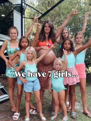 9th child coming soon! Can you guess the gender? 😂 #9kids #momof9kids #bigfamilycheck