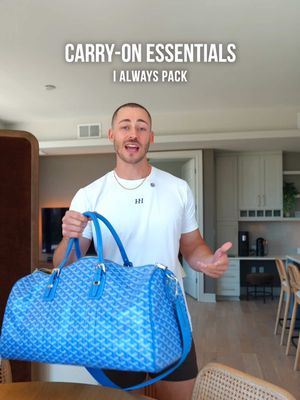 My carry-on travel essentials ✈️ you guys can find everything in my bio under travel! #Tech #travel #organization #traveltech