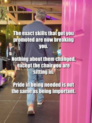 Pride in being needed is not the same as being important.  Individual contributors get promoted because they are exceptional at executing tasks. But stepping into leadership requires abandoning the urge to be the hands-on problem solver. Clinging to execution skills creates a bottleneck that stifles team growth and burns out the leader. How to transition from executor to leader: 1. Delegate Execution: Stop taking over operational tasks your team is paid to handle. 2. Build Systems: Shift focus from personally fixing problems to building repeatable processes. 3. Value Leadership Over Effort: Measure success by team capability, not your personal daily output. Lead by empowering others to execute, not by carrying the entire load yourself. Bigger isn't the win. Better is. #LeadershipDevelopment #Delegation #ExecutiveMindset #FoundersMindset