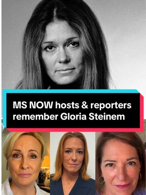 MS NOW hosts and reporters reflect on the life, career and lasting impact of groundbreaking feminist and women’s rights activist Gloria Steinem. #gloriasteinem 