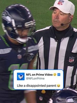 The ref's look after the hot mic 😅 #jsn #jaxonsmithnjigba #seahawks #nfl