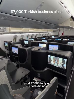 Thankfully my toddler was a week from turning to, so we didn’t have to pay for her seat! #t#turkishairlinesb#businessclassl#luxurytravelsT@Turkish Airlines