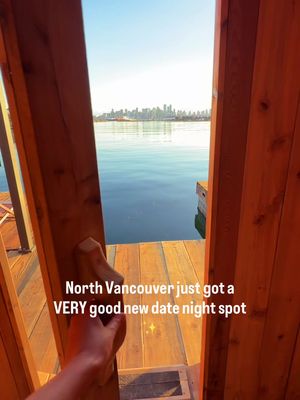 Did you see the seal?  #datenight #sauna #vancouver 