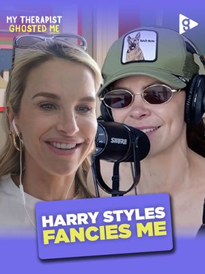 Instant bragging rights for life  We’re on a break at the moment! But you can find the last year of episodes on YouTube 🎧 #harrystyles #celebcrush #mtgm #podcastclip #comedy