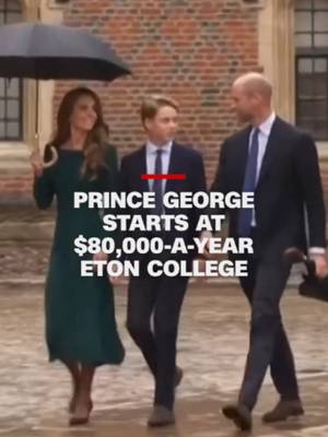 Prince George started at Eton College on Tuesday, following in the footsteps of his father, Prince William. #princegeorge