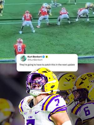 Yooo CFB gotta patch this 🤣 #cfb #football #live #funny #clemson