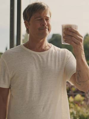 Introducing the stars of our new campaign: Brad Pitt and his four-legged new roommates. Whatever the mood, enjoy the Italian art of coffee exactly the way you like it - Hot or Cold, but always Perfetto. ☕🧊 🎬Directed by Spike Jonze #HotOrColdPerfetto  🐶☕