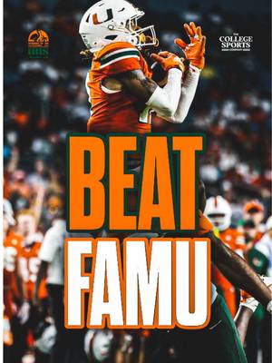 Throwing it back before Miami and FAMU meet again Thursday 🙌🔥 (🎥: @ESPN ) • • • • #ItsAllAboutTheU #Canes🙌 #MiamiHurricanes #TheU #miami @The College Sports Company 