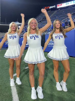 get ready for the thousands of game day tiktoks! 🙈 @byucougarettes #gameday #byufootball #collegedanceteam #provoutah #easydancetrend 