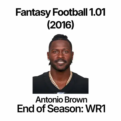 The fantasy football 1.01 over the years 👀