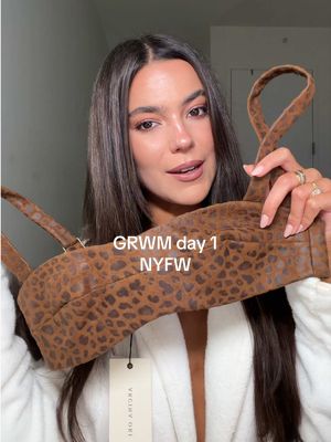 Let the games begin 🙈 worried about this outfit situation ngl #nyfw #makeuptutorial #grwm 