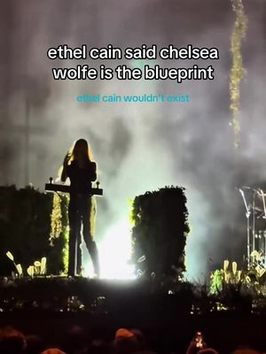 i know some ethel fans are about to go down the deepest chelsea rabbit hole after seeing this and they are so lucky #ethelcain #chelseawolfe 