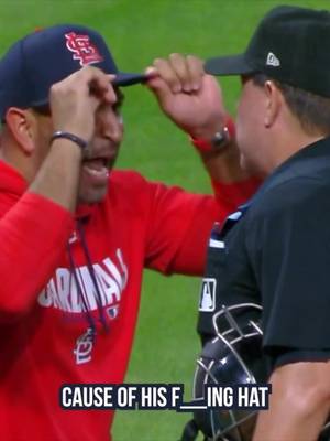 Umpire Doug Eddings tells Cardinals rookie Hancel Rincón to fix his hat, a breakdown #umpire #MLB #baseball #sports #coach