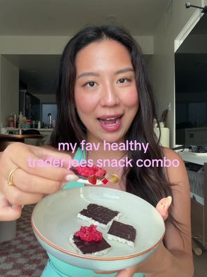 fav trader joes healthy snack that is so so yummy. super easy to make! always a trader joes staples haul / fav snack! #traderjoeshaul #traderjoesmusthaves #snackrecipe #healthysnacks 