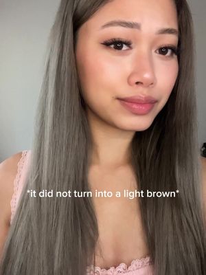 was this a mistake 🥹 be honest #hairtransformation #liese #bubblehairdye