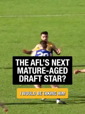Don’t think, just draft him.  #afl #wafl #afldraft 