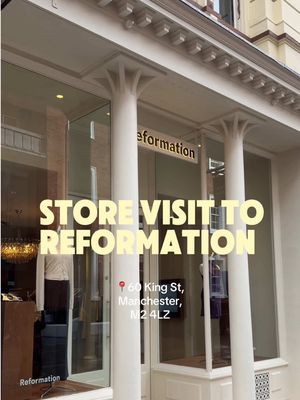 Finalllllly 🛍️  #thingstodoinmanchester #manchestershopping #mcr #reformation 
