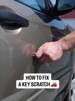 Step by step how to fix a key scratch on your car #cardetailing #SmallBusiness 