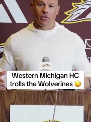 Western Michigan's Lance Taylor slipped in a not-so-subtle "second" reference after the Wolverines controversial win. #CFB #CollegeFootball #WesternMichigan 