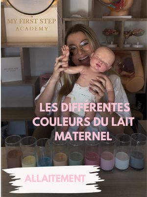 Et oui, le lait maternel n’est pas forcément un lait bien blanc comme on peut l’imaginer 🥛##grossesse##accouchement##maman##papa##postpartum