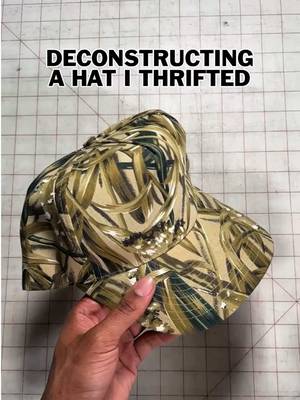 Making a hat PART 1 #upcycling #sewing #quilting #carhartt #thriftflip 