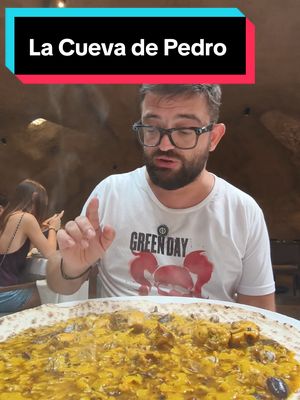 Esto es muy guay, el trato, la cocina, el lugar. La Cueva de Pedro en Almansa es de 10. #bar #restaurante 