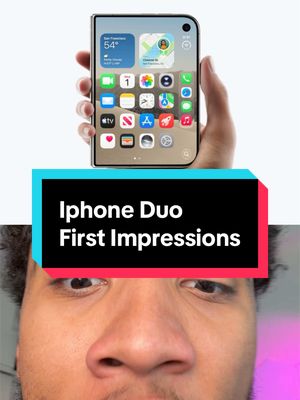 iPhone Duo first impressions and concerns.. #carterpcs #Tech #iphoneduo #apple #iphone18 