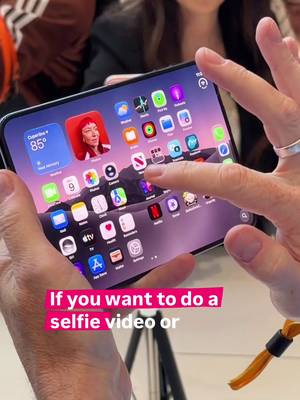 iPhone Duo has an invisible selfie camera - check it out!! #apple #event #duo #iphone 