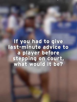 Crowd-sourcing advice at the US Open: 