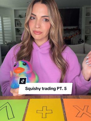 POV: YOUR DAUGHTER AND HER FRIEND ARE SQUISHY TRADING #momlife #momcomedy #squishy #MomsofTikTok 