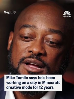 Mike Tomlin joined @craigmelvin on his "Glass Half Full" podcast to discuss how Minecraft helped him bond with his kids.