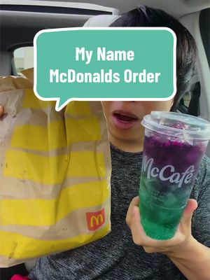 Letting My Name Pick My McDonalds Order Trend! #mcdonalds #myorder #fastfood #mukbang #eating @McDonald’s 