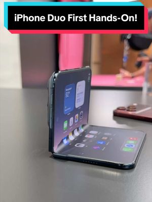 Hands-on with the NEW iPhone Duo! 👀🔥 #apple #Tech #iphoneduo #LearnOnTikTok #iphone 