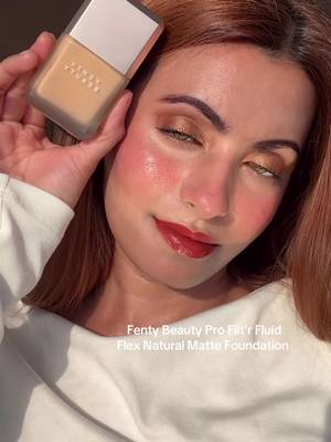 @Fenty Beauty just launched their Pro Filt’r Fluid Flex Natural Matte Longwear Foundation!!! Just look at how natural and flawless it looks 👀 Do you guys want full review and wear test??  *this foundation is available at @sephoracanada @Rihanna   #fentybeauty #sephoracanada #foundation #makeup #beautyblogger 