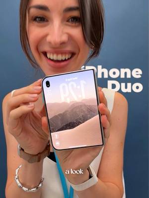 FIRST LOOK: iPhone Duo. I’ve never had a foldable phone before!