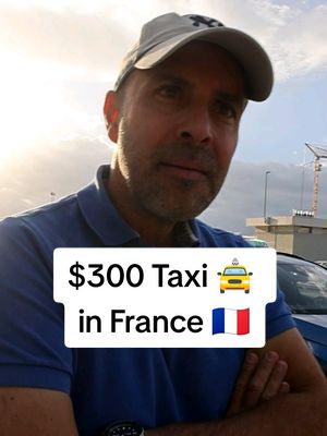 $300 Taxi in France 🚖🇫🇷 #taxi #expensive #nice #france #travel 
