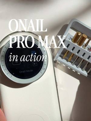 putting the ONAIL Pro Max to work ✨ smooth, lightweight + seriously efficient for removal and prep. if you’ve been looking for a new drill, use code QUEENIE100 to save 🤍 #NailTok #NailTech #NailDrill #NailTools #ONAIL 