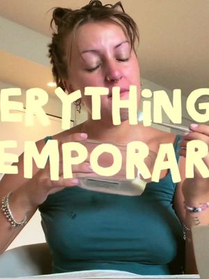 everything is temporary. you’re not starting over you’re refining.