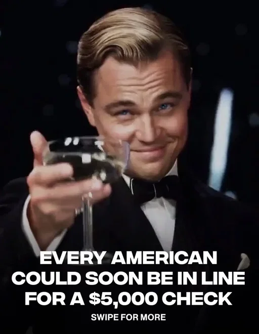 The president says he would issue a $5,000 "dividend" to every adult citizen if Republicans win both chambers of Congress in November, a proposal that could cost the government roughly $1.3 trillion. 📸: Paramount/ Sony/ Universal #donaldtrump #government #money #republicans 